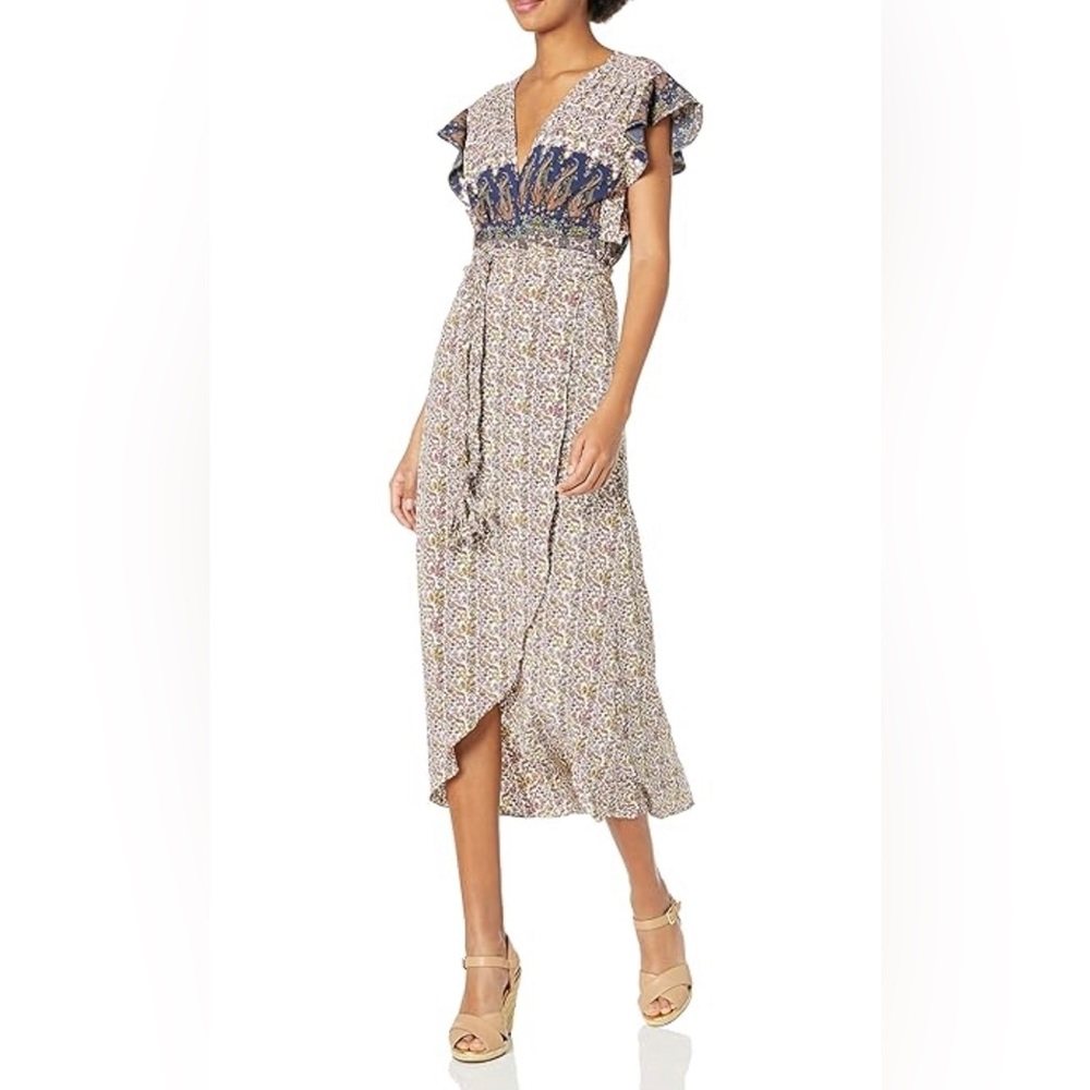 MISA LOS ANGELES Wrap Dress, size L - Picture 1 of 9